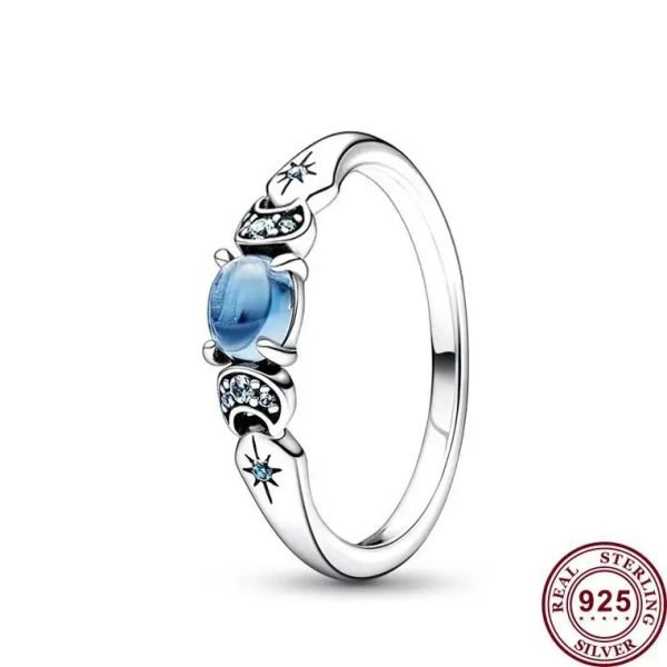 New Women's Eternal Sparkling Meteor Princess Crown Logo Ring for Girlfriend and Family Holiday Gifts Fashion Jewelry - 图片 2