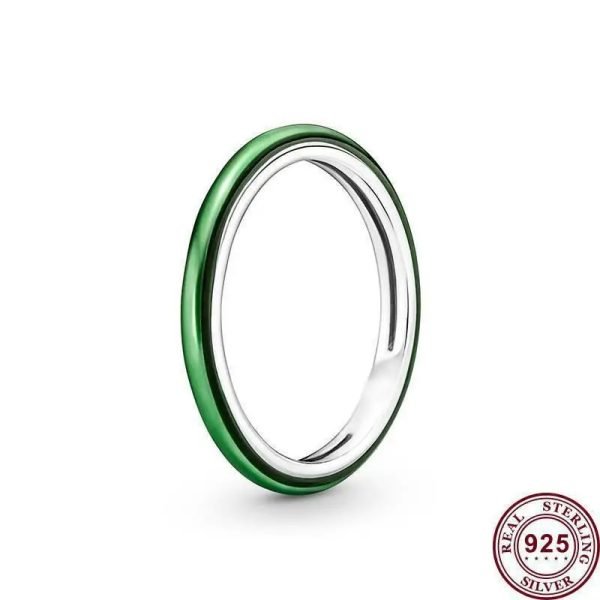 New Women's Wheel of Destiny Sparkles with Colorful Droplet Logo ME Ring For Girlfriend and Family Holiday Gifts Fashion Jewelry - 图片 4