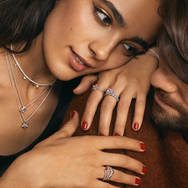 New Eternal Sparkling Petals Women's Wishing Bone Crown Logo Ring For Girlfriend and Family Holiday Gifts Fashion Jewelry - 图片 7