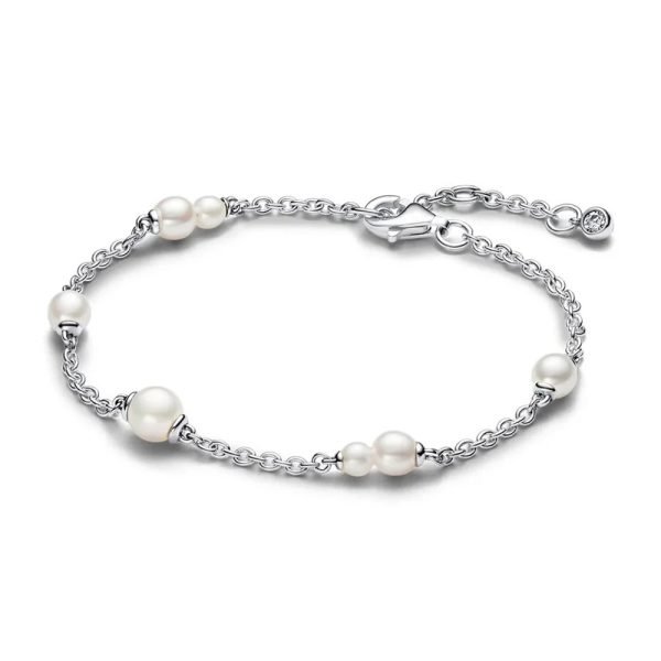 New S925 Sterling Silver Pearl Jewelry Bracelet Exquisite And Simple, Stackable For Women's DIY Jewelry Gifts - 图片 5