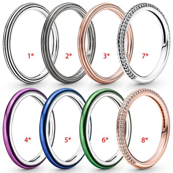 New Women's Wheel of Destiny Sparkles with Colorful Droplet Logo ME Ring For Girlfriend and Family Holiday Gifts Fashion Jewelry
