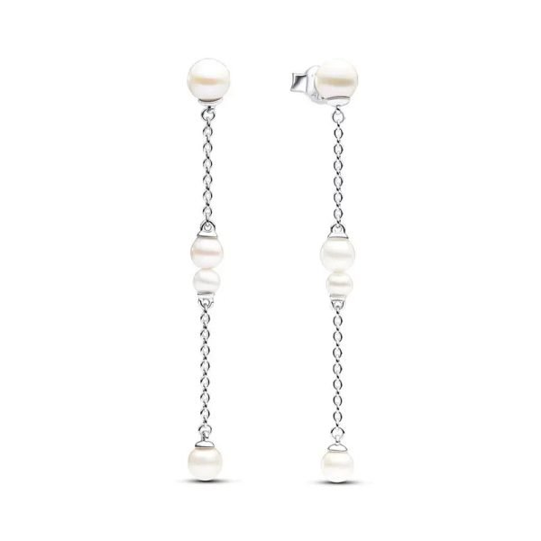 New Creative Concealed Sparkling Pearl Ladies Original Logo Love Heart Earrings For Girlfriend, Family, Holiday Gifts Jewelry - 图片 6