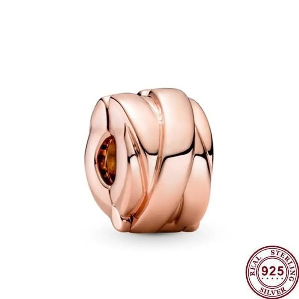 Creative Sparkling Aperture Daisy Women's Original Logo Eternal Heart Charm Fixed Clip For Girlfriend and Family Holiday Gift Bracelet Jewelry - 图片 4