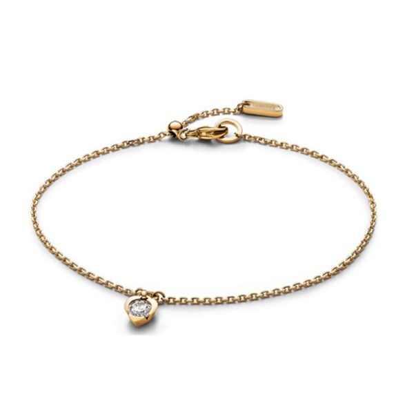 New S925 sterling silver Adjustable Sparkling Zircon Bracelet Ladies DIY Jewelry - 图片 3