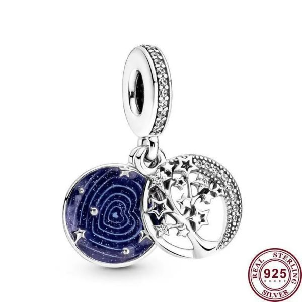 Creative Lucky Star Moon Lady Original Logo Astronaut Crayon Charm Pendant For Girlfriend Family Holiday Gift Bracelet Jewelry - 图片 6