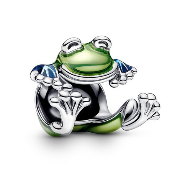 New S925 Sterling Silver Disney 100th Anniversary Dumbo Lab-grown Diamond Charm Ladies DIY Jewelry - 图片 3