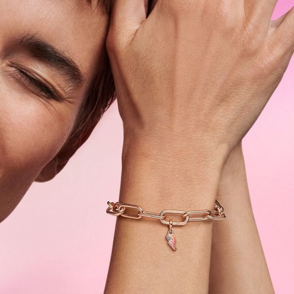 New Creative ME Planet Women's Original Logo Heart shaped Lightning Lucky Grass Charm ForME Bracelet Ring Necklace Pendant - 图片 3