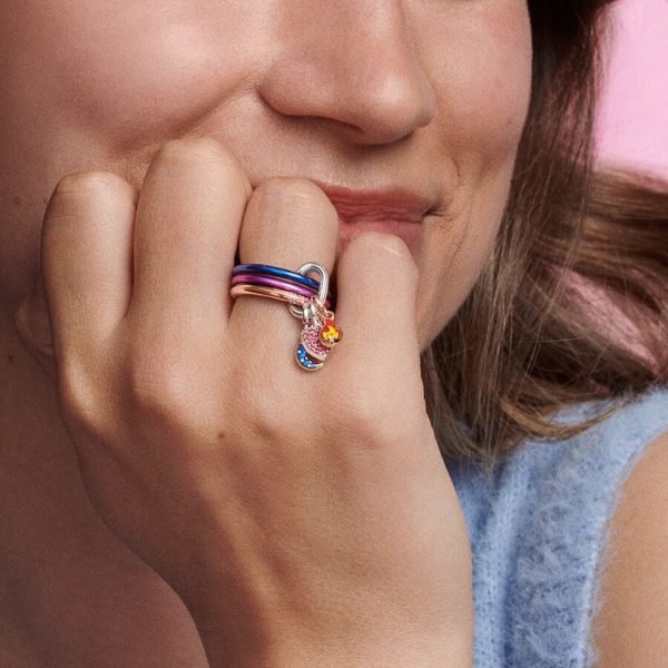 New Creative ME Planet Women's Original Logo Heart shaped Lightning Lucky Grass Charm ForME Bracelet Ring Necklace Pendant - 图片 5