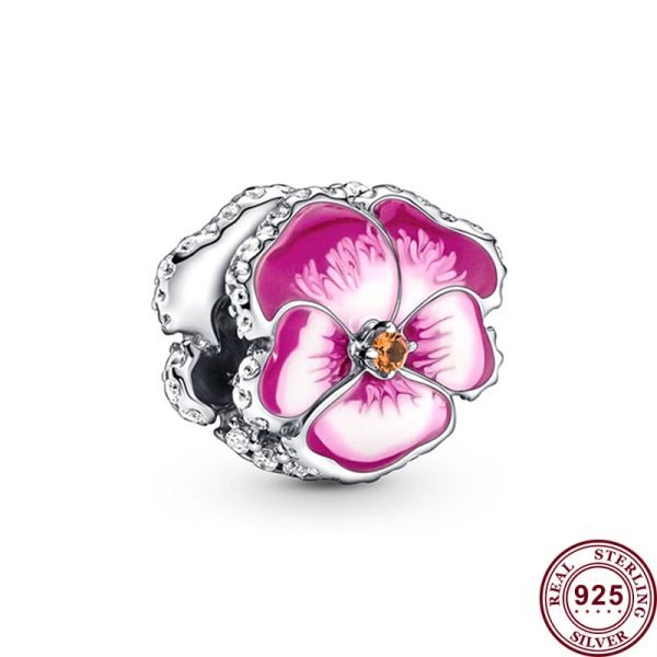 New Creative Three Color Violet Women's Original Logo Caterpillar Crown Charm For Girlfriends and Relatives Holiday Gift Bracelet Jewelry - 图片 2