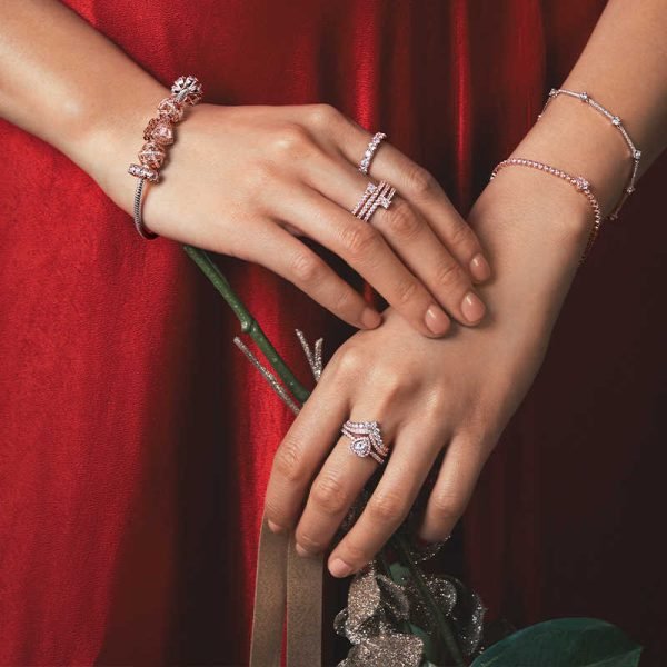 New Sparkling V-shaped Wishing Bone Wishing Women's Original Logo Crown Ring For Girlfriend and Family Holiday Fashion Jewelry Gift - 图片 7