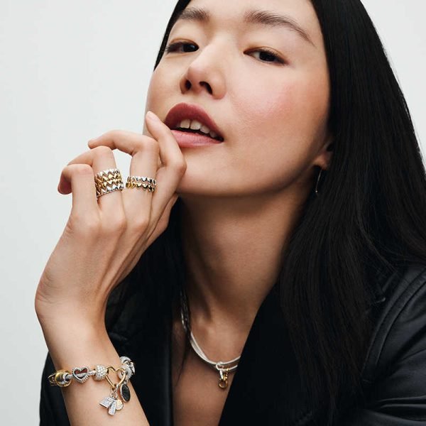 New Fashionable Sparkling Meteor Opening Original Logo Love Crown Ring Suitable for Girlfriends and Family Holiday Fashion Jewelry Gifts - 图片 3
