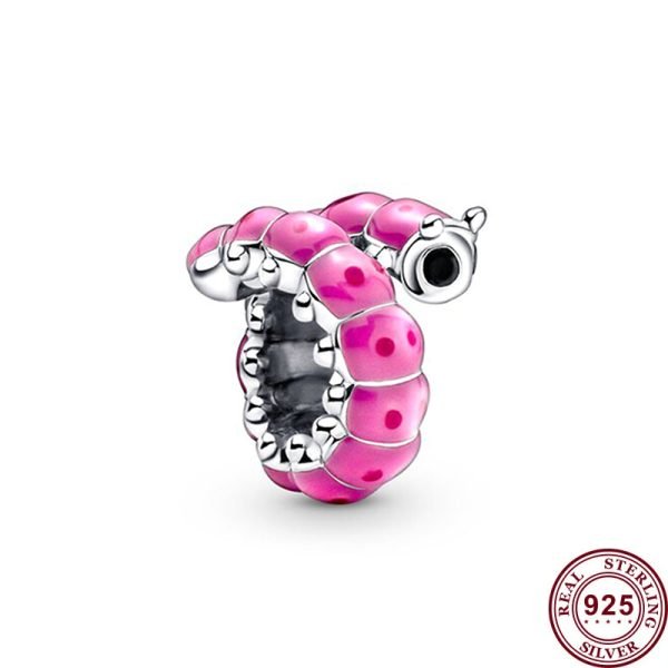 New Creative Three Color Violet Women's Original Logo Caterpillar Crown Charm For Girlfriends and Relatives Holiday Gift Bracelet Jewelry - 图片 4