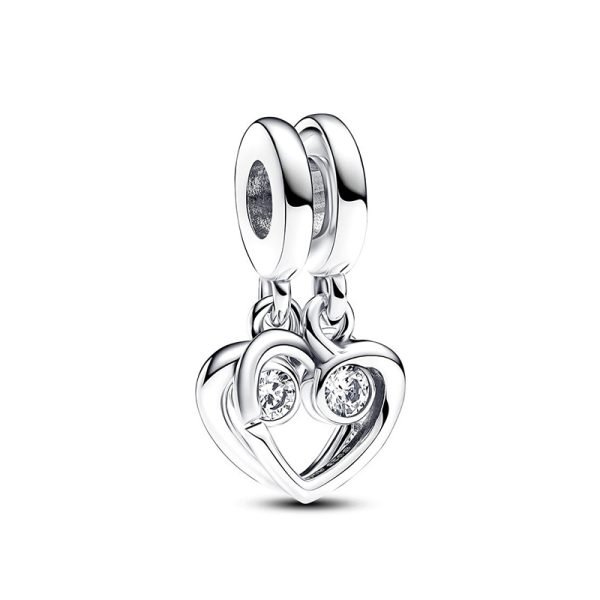 Fashionable Original Rose Women's Logo Eternal Love Heart Balloon Charm Suitable for Girlfriends and Family Holiday Gifts Jewelry - 图片 6