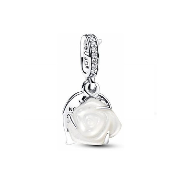 Fashionable Original Rose Women's Logo Eternal Love Heart Balloon Charm Suitable for Girlfriends and Family Holiday Gifts Jewelry - 图片 4