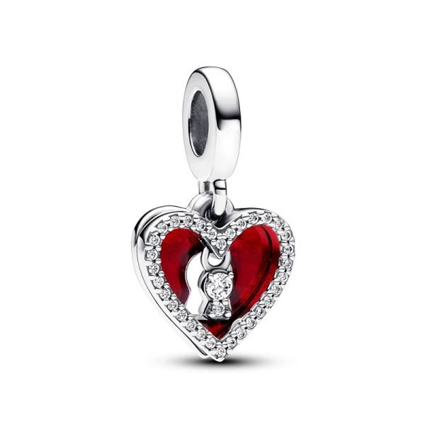 Creative Heart shaped Space Star Women's Original Logo Angel Wings Charm Gift for For and Family Holiday Gift Bracelet Jewelry - 图片 6