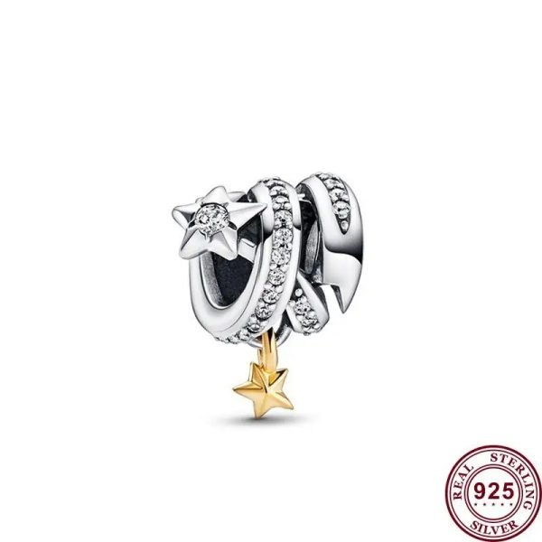 Creative Galaxy Meteor Women's Original Logo Eternal Love Heart Charm For Girlfriends and Relatives Holiday Gift Bracelet Jewelry - 图片 4