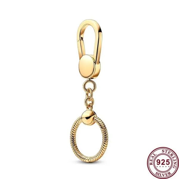 Creative Love Small Bag Keychain Women's Original Logo Weaving Keychain Charm For Girlfriends and Family Holiday Gifts Jewelry - 图片 6