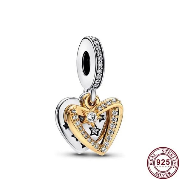 Creative Galaxy Meteor Women's Original Logo Eternal Love Heart Charm For Girlfriends and Relatives Holiday Gift Bracelet Jewelry - 图片 6
