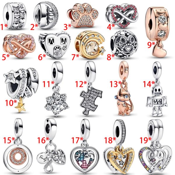 Creative Galaxy Meteor Women's Original Logo Eternal Love Heart Charm For Girlfriends and Relatives Holiday Gift Bracelet Jewelry