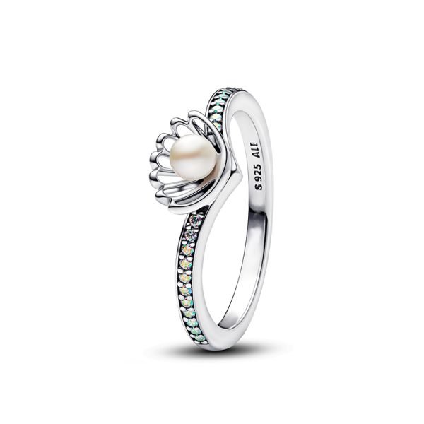 New 925 Silver Love Arrow Women's Simple Logo Crown Peach Blossom Ring Jewelry Fashion Festival Gift - 图片 2