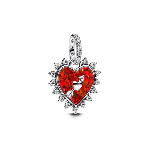 New 925 Silver Angel Dragonfly Women's Love Pearl Logo Charm Jewelry Suitable for Pandora Bracelet Necklace Fashion Festival Gift - 图片 3