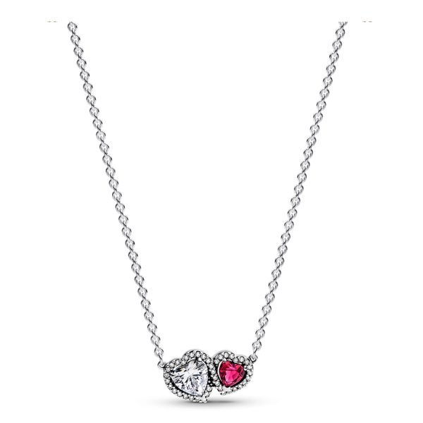 New S925 sterling silver, fashionable diamond studded love, Cupid women's gift necklace, DIY jewelry - 图片 3