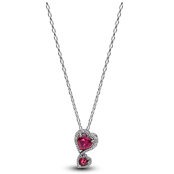 New S925 sterling silver, fashionable diamond studded love, Cupid women's gift necklace, DIY jewelry - 图片 5