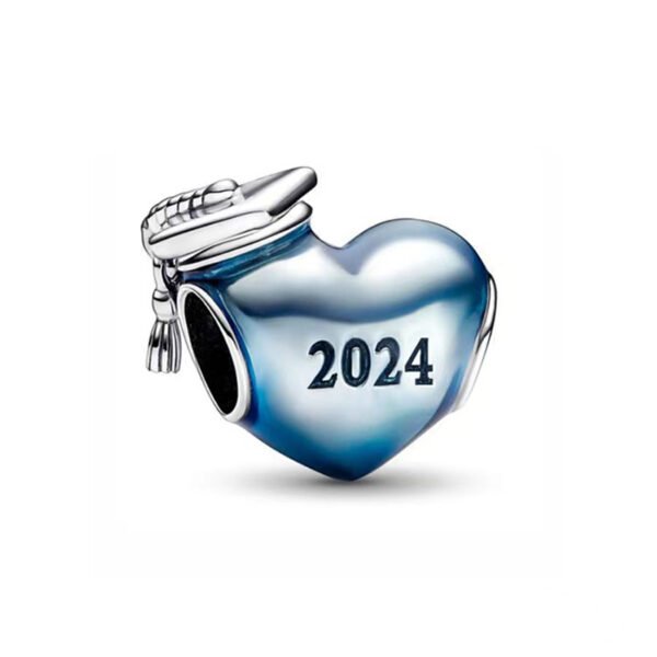 Creative Love Heart Balloon Mermaid Fashion Minnie Original Logo Charm Suitable Pandora Bracelet Necklace - 图片 4